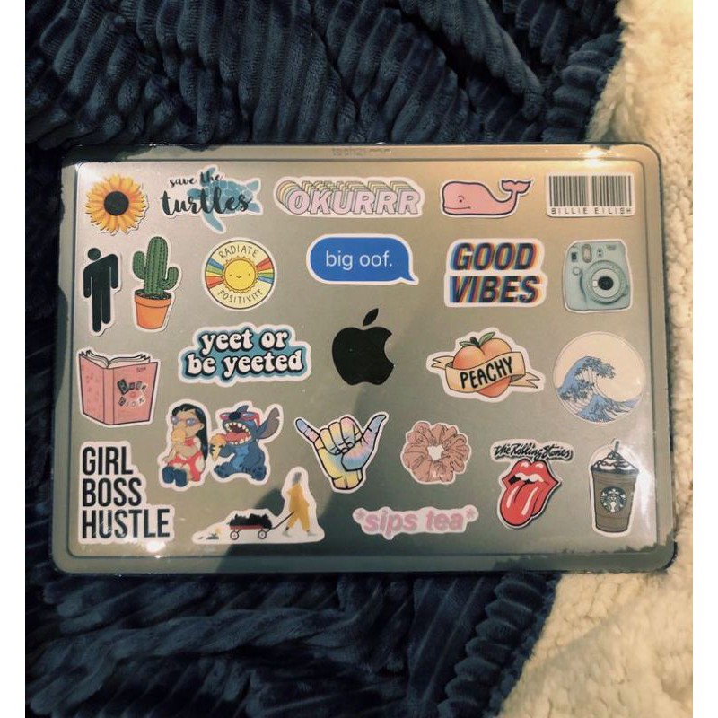 

Stiker Tumblr Aesthetic Besar Glossy (Sudah di Cutting/ Dipotongin) / Bottle Stiker / Bisa untuk Koper / Laptop stiker /