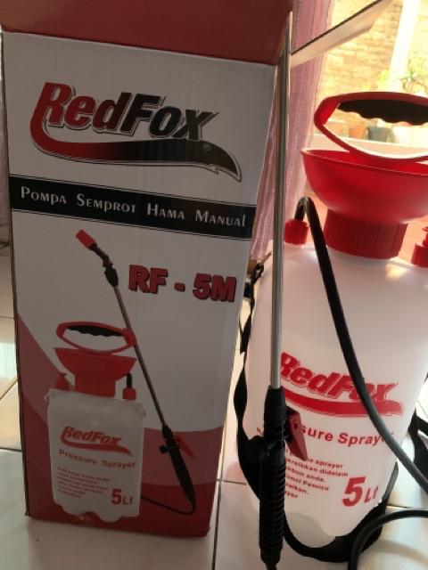 Redfox Pompa Semprot Hama Manual 5 L Tengki/tangki Semprot Hama Pompa Solo Rf-5m