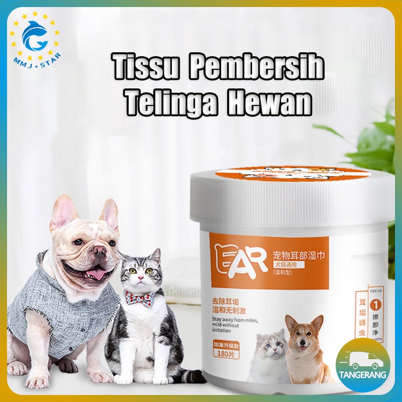 【130 Pcs】Tisu Basah Pembersih Telinga Kucing/Tissu Pembersih Telinga Anjing/Ear Stain Tisu Kotoran Telinga Hewan