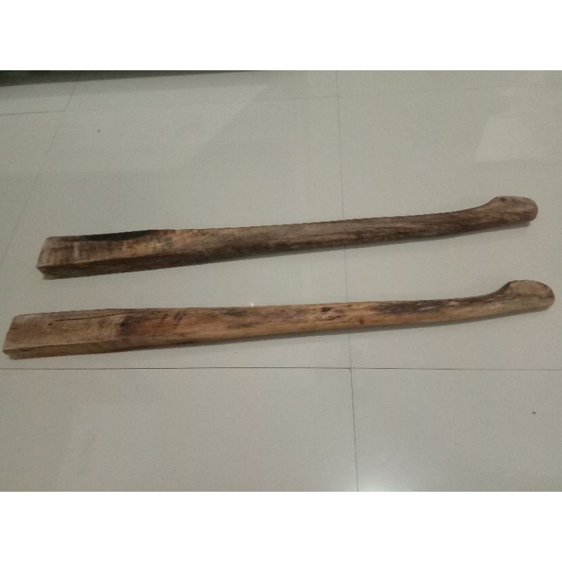 Doran / Pegangan / Gagang Cangkul Kayu Sono Keling Panjang 80cm