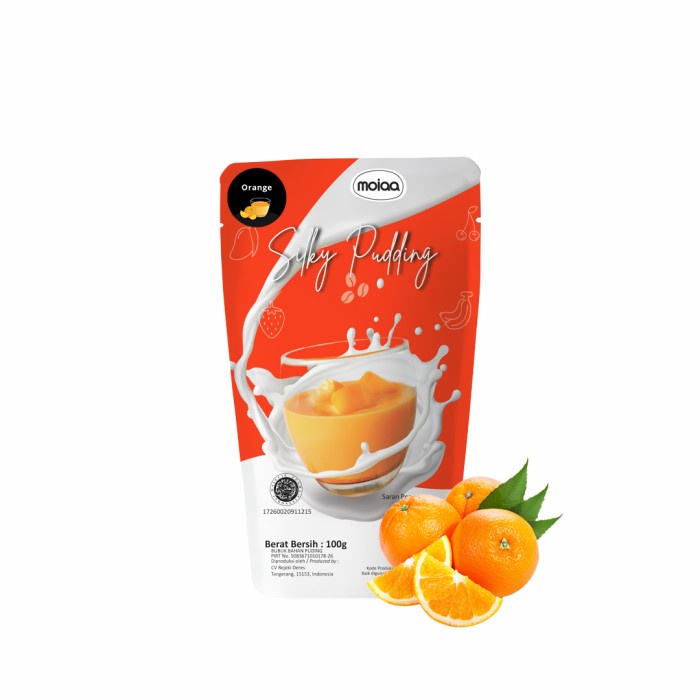 

agar-agar-puding-bahan- bubuk pudding puyo/ premix pudding/ moiaa silky rasa orange 100gr