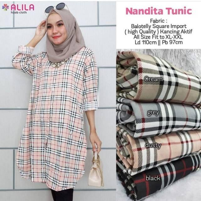 [COD] RRgemilang_Collection  - Nandita Tunik Atasan Terkini
