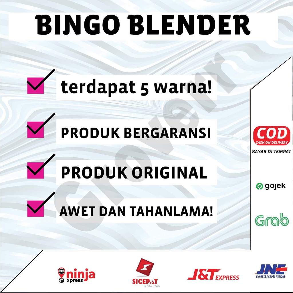 Blender Juicer Mini Capsule Vitamer Portable Alat Jus Buah Sayur Bingo 500mL Cup Electric Chargeable Original