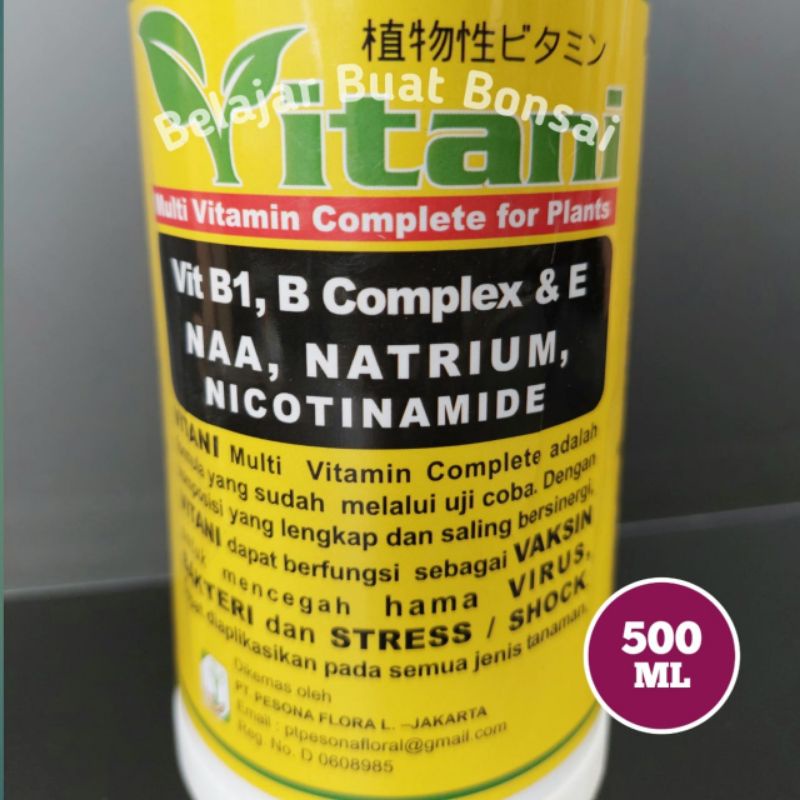 Pupuk Vitamin B1 Tanaman VITANI 500 ML