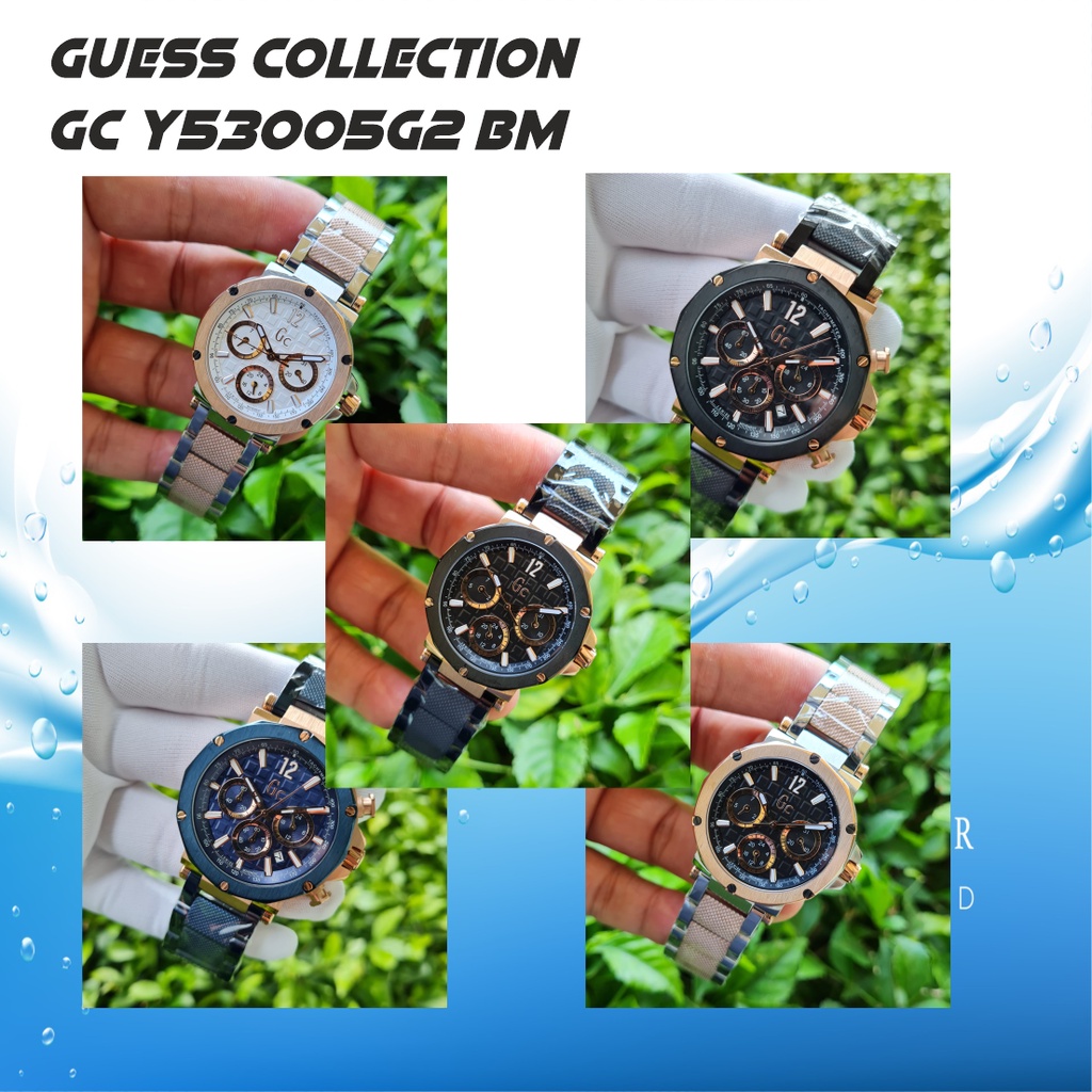 JAM TANGAN pria ELEGANT Gc Y53005G1, Gc Y53005G2 ORIGINAL BM
