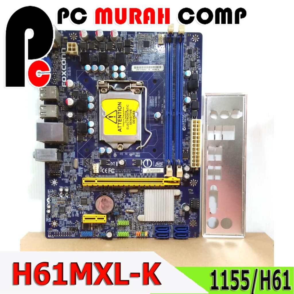 Mainboard Mobo H61 Intel LGA 1155 Onboard Foxconn