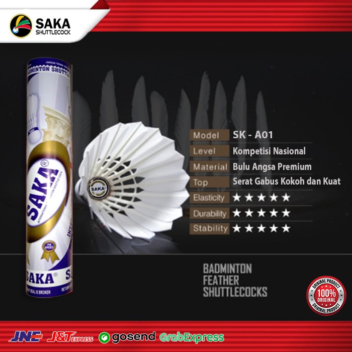 SHUTTLECOCK SAKA SHUTTLECOCK BADMINTON KOK BULUTANGKIS BADMINTON SK - A01