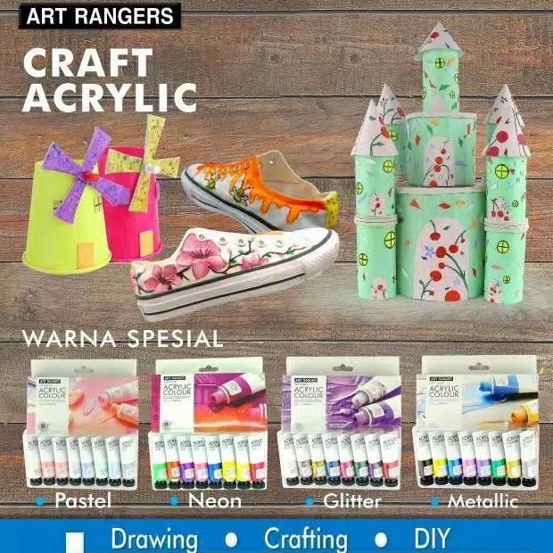 

TERBARUU!! SET 8 WARNA PASTEL ART RANGER ACRYLIC PAINT CAT AKRILIK SALE