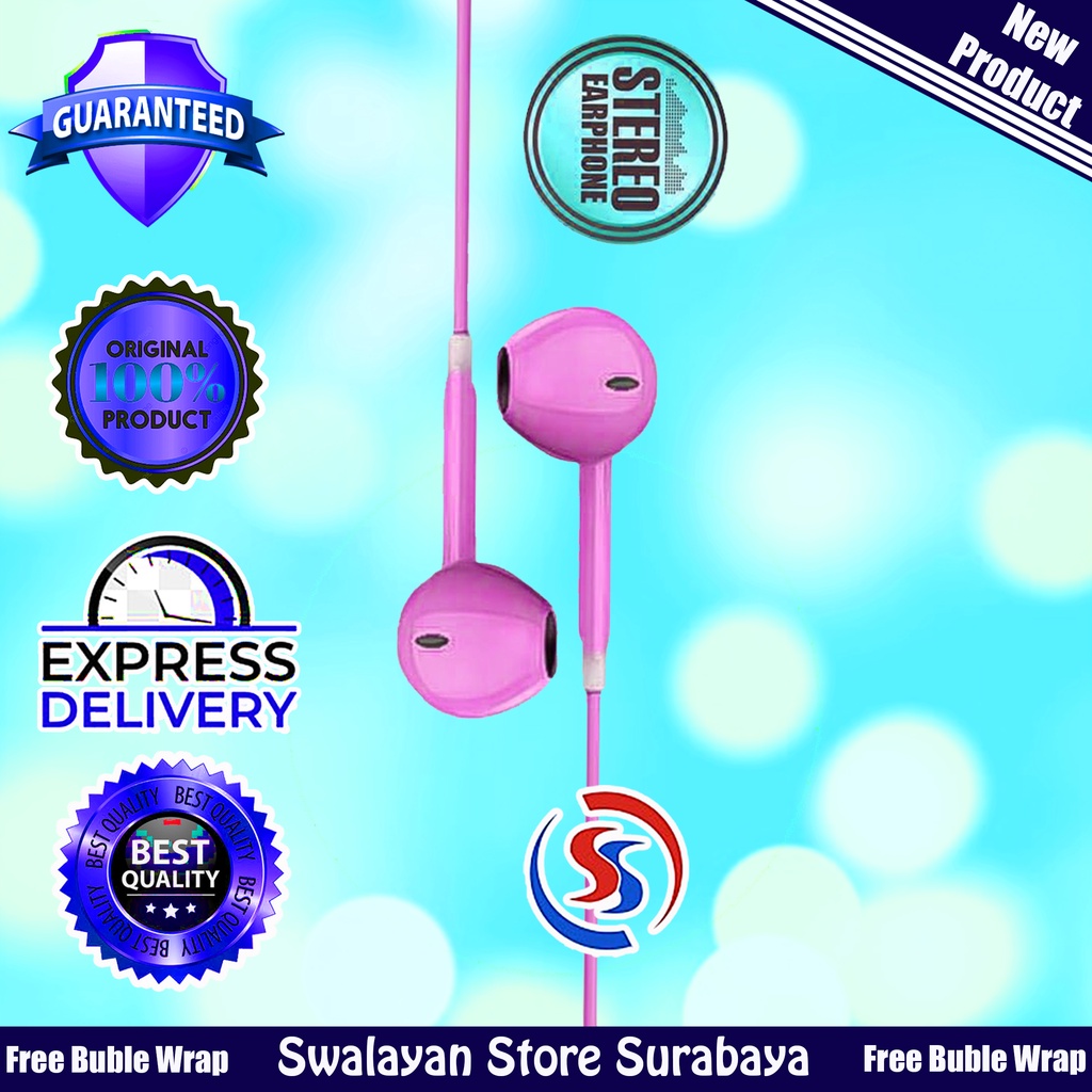 Earphone HF-LX017 Original Voice - Extra Bass - Premium Quality (Garansi Resmi)