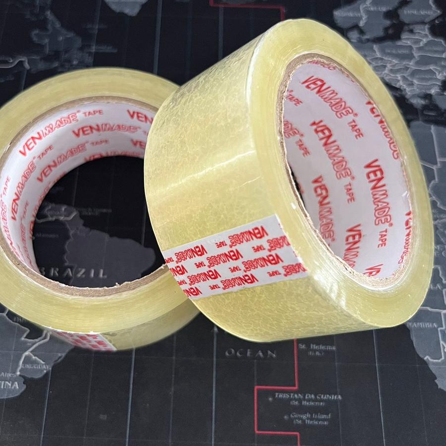 

Terbaru! 6 PCS LAKBAN BENING / COKLAT // 48MM X 100 YARD // MERK VENMADE ..