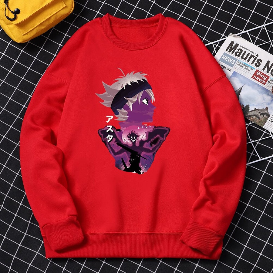 Sweatshirt Basic Anime ARA Devil II Sweater Crewneck  ARA Devil  M - XL ( Pria &amp; Wanita )