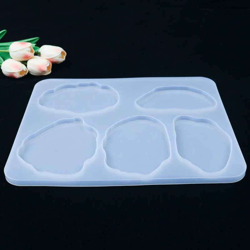 SIY  Crystal Epoxy Resin Mold Coaster Cup Mat Casting Silicone Mould DIY Making Tool