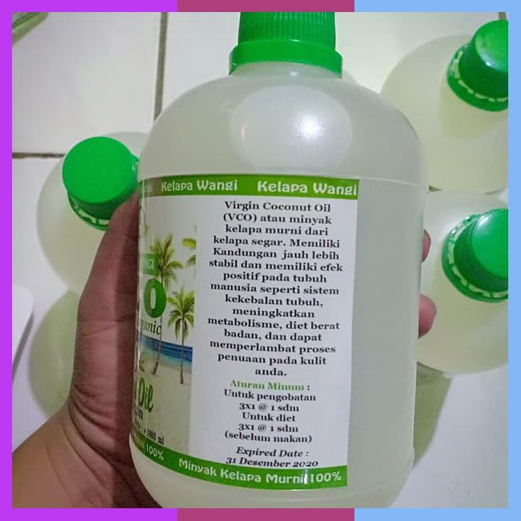 

Minyak Kelapa Murni Organik/Virgin Coconut Oil/Vco 1000 Ml