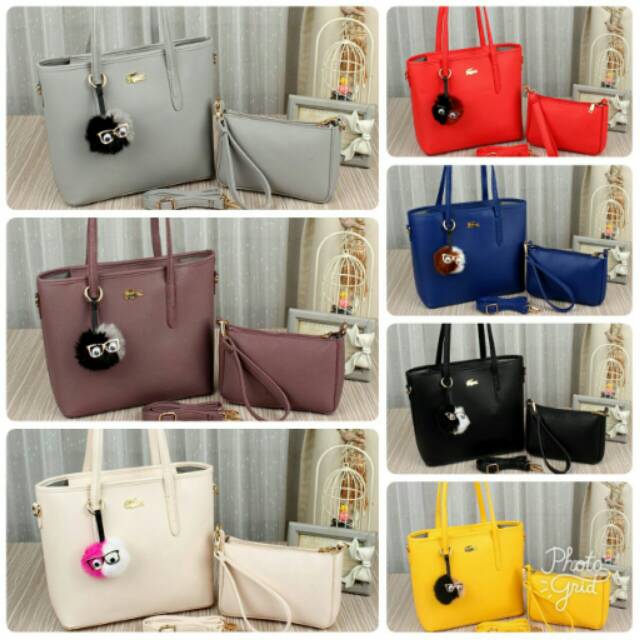 Lacoste Neverful Shopping Bag Like Ori
Seri :  2306
N