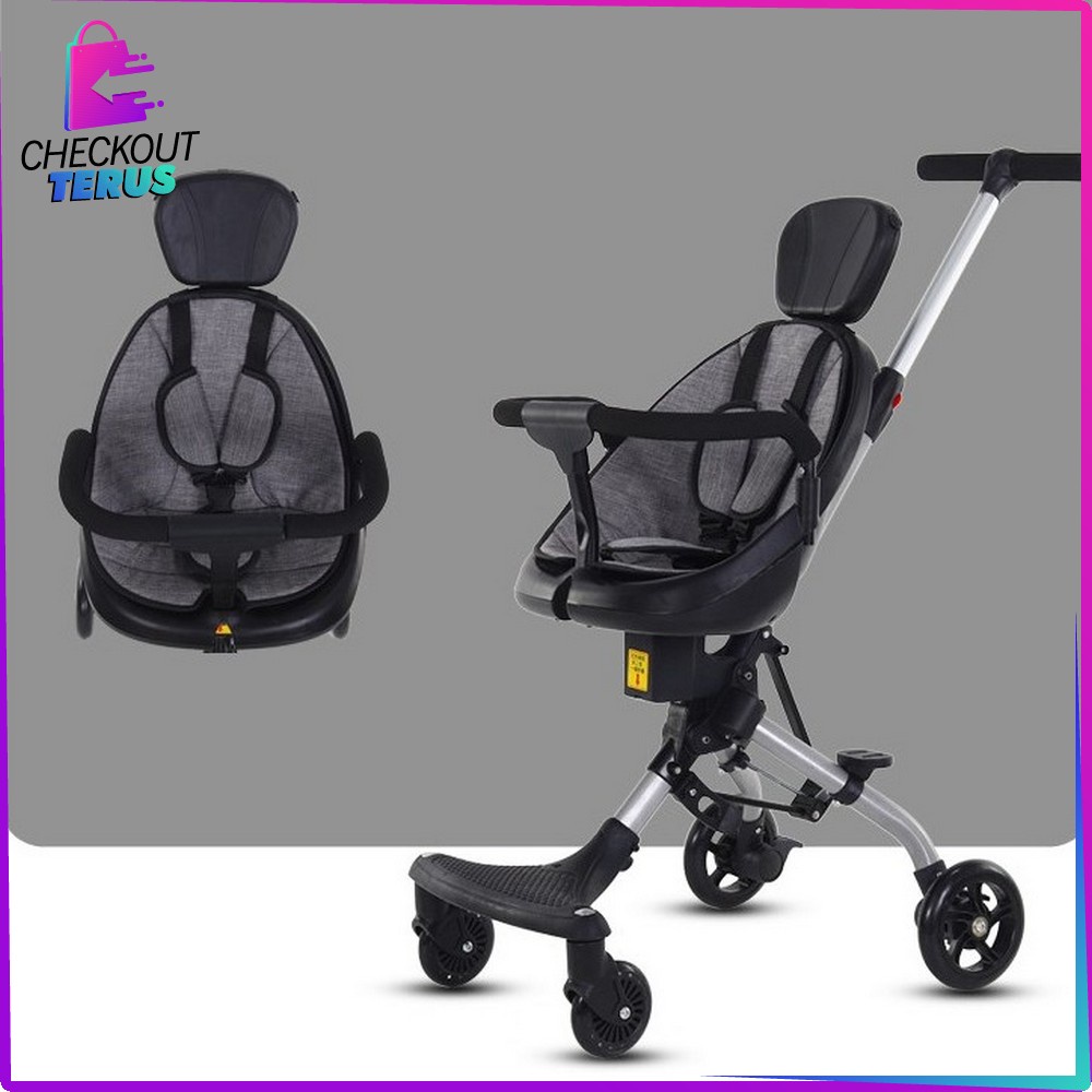 CT C228 Magic Stroller Bayi Roda 4 Impor Kereta Dorong Bayi Stroler Kereta Anak Bayi Praktis Untuk Berpergian