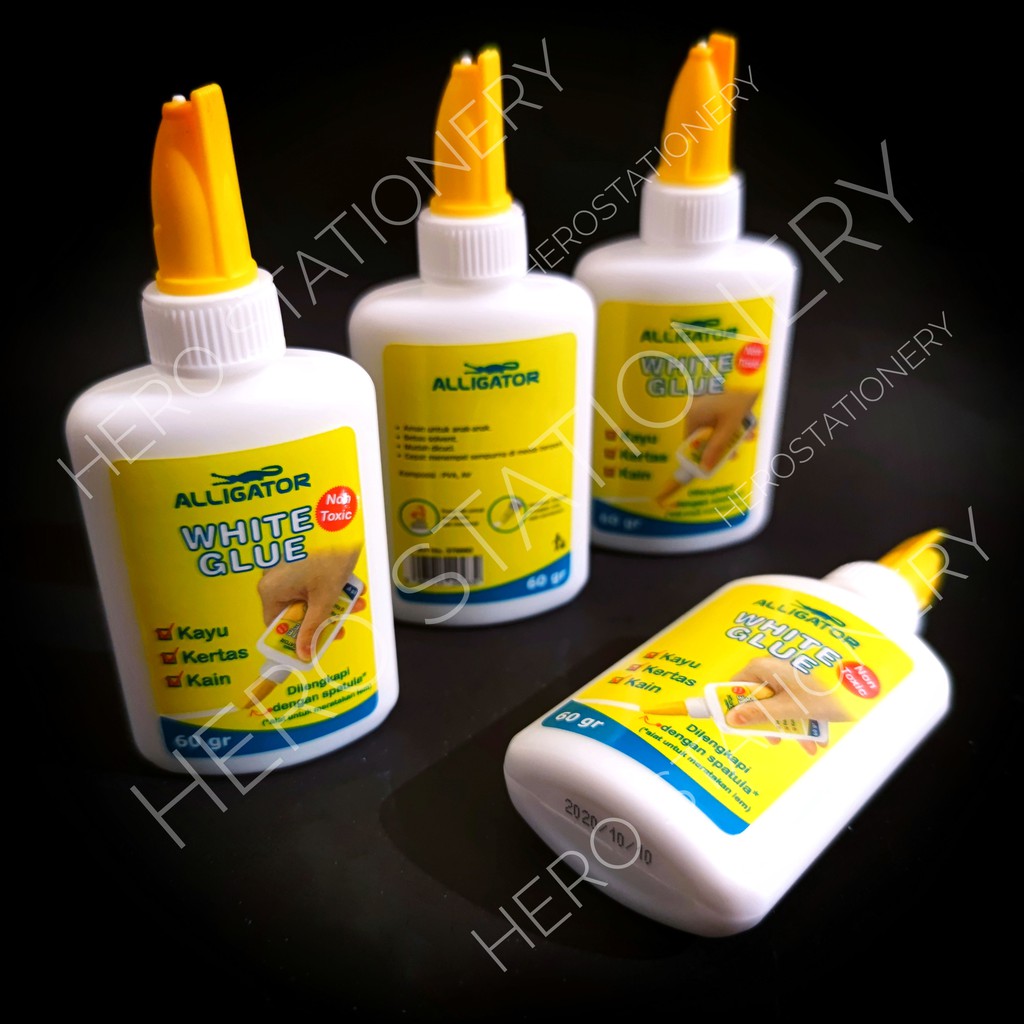 

Alligator white glue lem putih spatula 60 gr