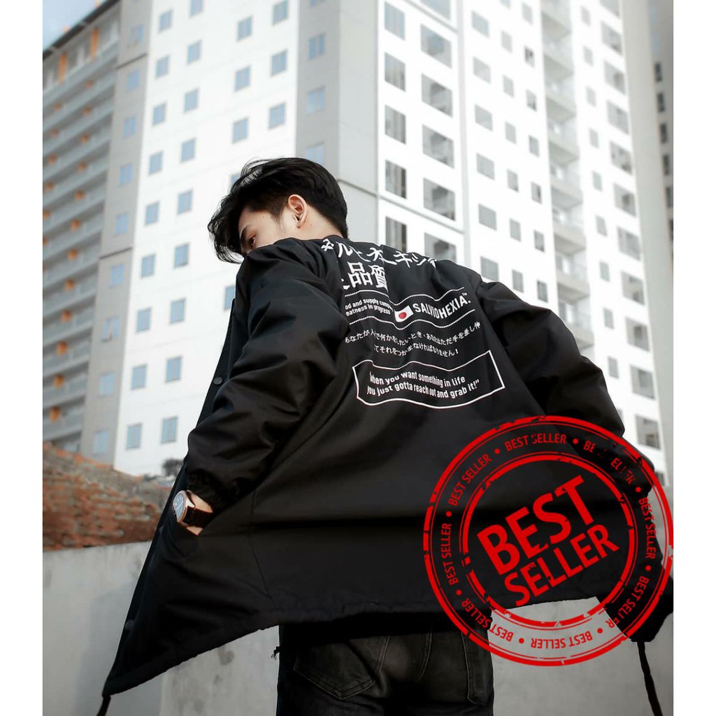 JAKET COACH PRIA NEW LINE YELLOW SALVIO HEXIA - JACKET WINBREAKER PARASUT COWOK