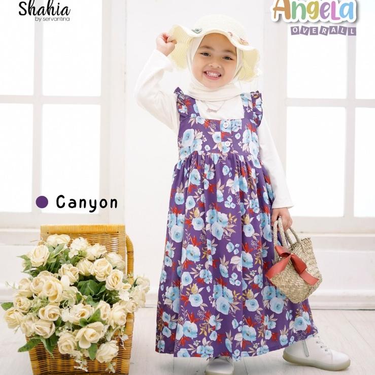 Special Price.. SHAHIA - Angela Dress Anak Rayon Overall Anak