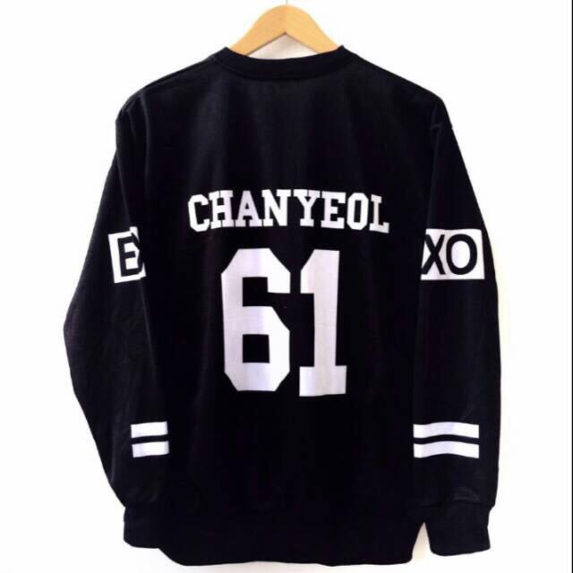 Damai fashion - sweater chanyeol dan d.o exo 61 hitam