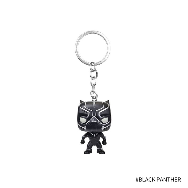 Tk Gantungan Kunci Bentuk Thanos Marvel The Avengers Captain America Panther Bahan Metal Untuk Anak