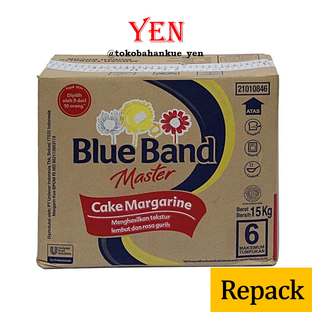 

Blueband Master Cake Margarine Kiloan 250gr