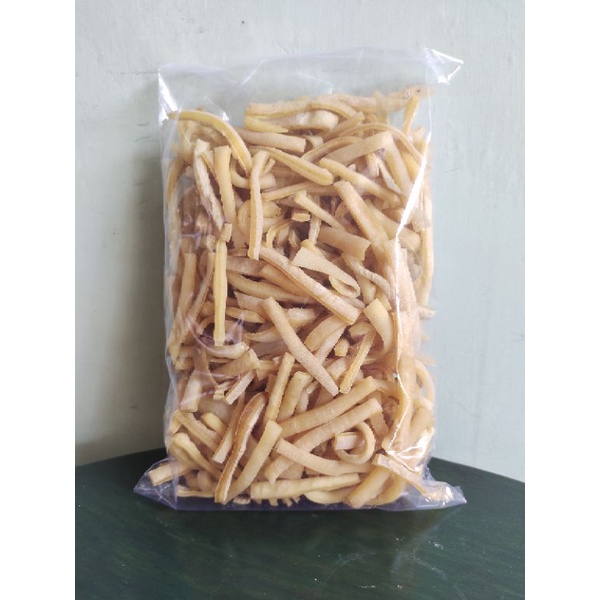 

Kerupuk / Krecek Rambak Kulit Sapi Stik Mie Kualitas Premium