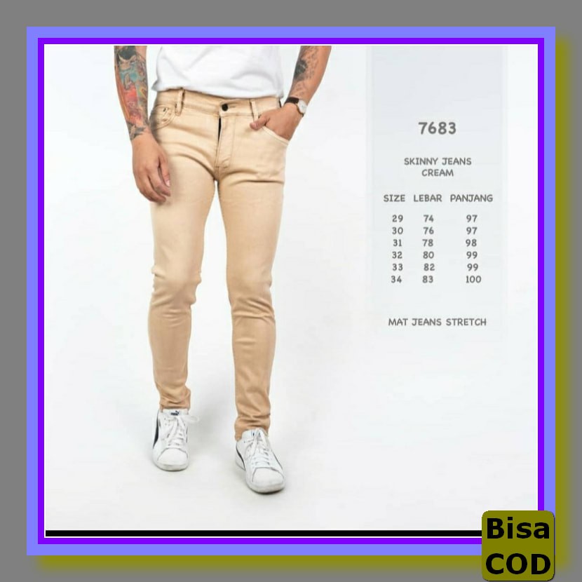 Celana Jeans Cowok Keren Standar Laki Murah Premium Pria Levis Co EL307 Celana Jeans Pria Skinny P&