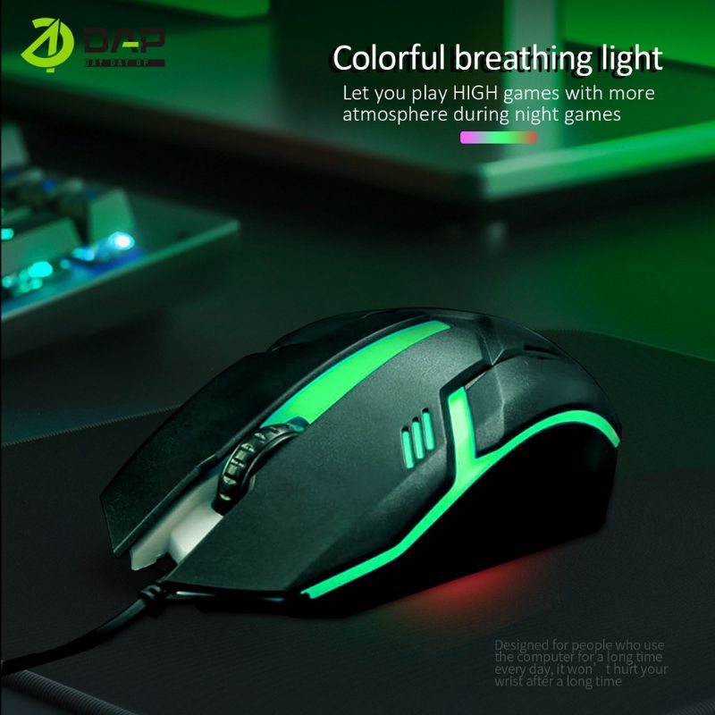 Mouse Kabel Gaming DAP M778 Led Mouse DAP M778 USB Original