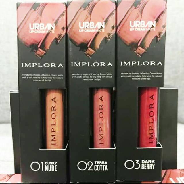 Implora Urban Lip Cream Matte Original BPOM