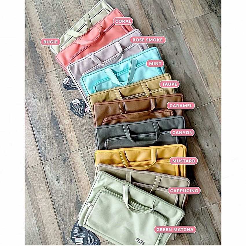 Rumah Warna Tas Laptop 12 Inci Polos size 21.5 x 31 cm Softcase Tas Jinjing Laptop Polos