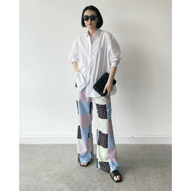 Trickntricky - Flare pants patchwork