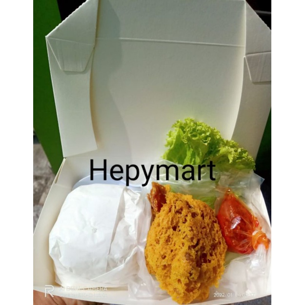 Jual Aneka Nasi Box Paket Hemat Nasi Ayam Kremes Hepymart Shopee Indonesia