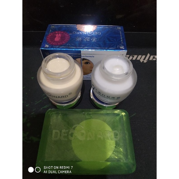 PAKET CREAM DEONARD SET + SABUN DEONARD ANTI-SEPTIC ORIGINAL // pket cream deonard set ( cream s/m +