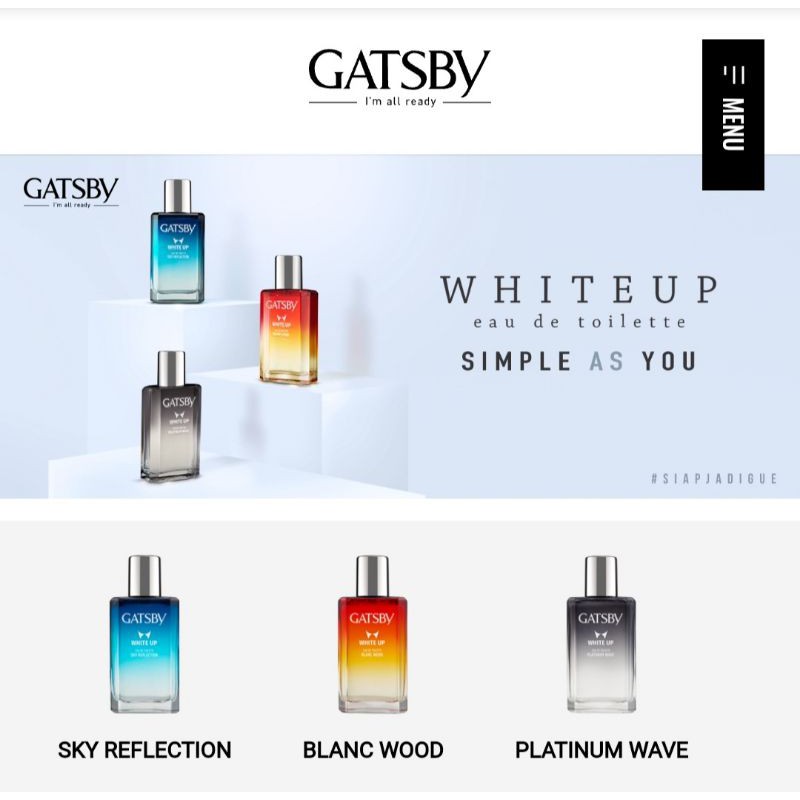 Gatsby White Up EDT Parfum