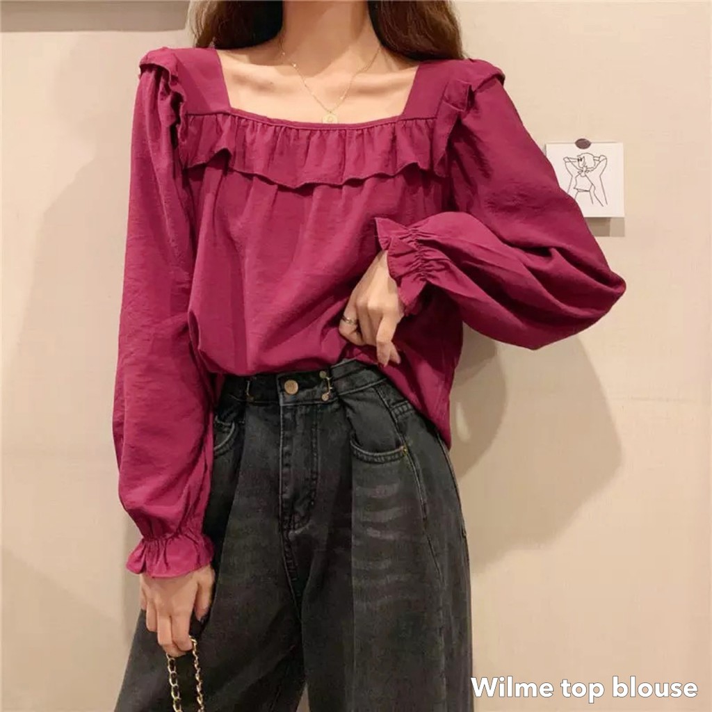 Wilme top blouse -Thejanclothes