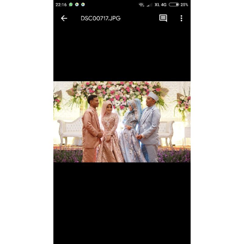 baju pengantin preloved