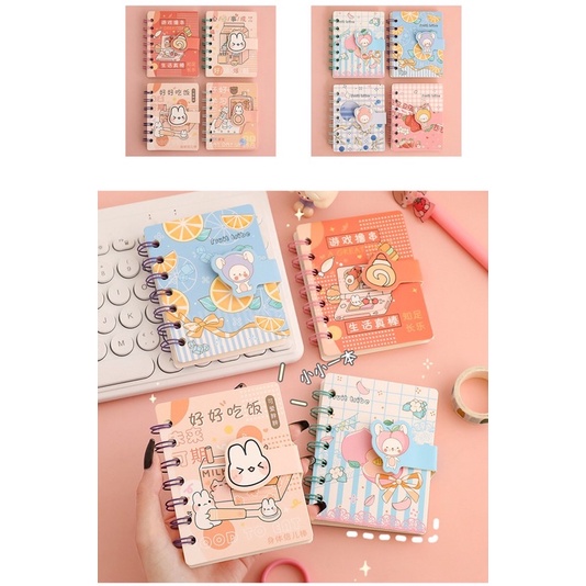 KENSHO Diary Pocket Notebook Buku Catatan Spiral  Kecil A7 -70