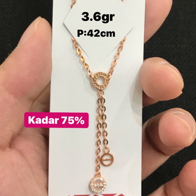 Kalung Emas Asli Kalung Emas Kadar 750 Toko Emas Toko Mas asli Perhiasan Kalung Emas Perhiasan Emas