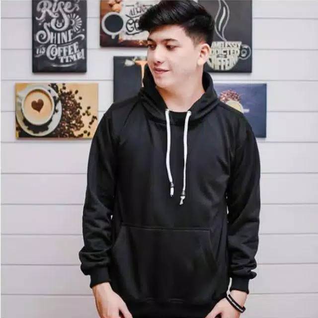 Sweater Hodie Pria Polos - Fashion Pria - Jaket Pria - Sweater murah- outwear- Hodie