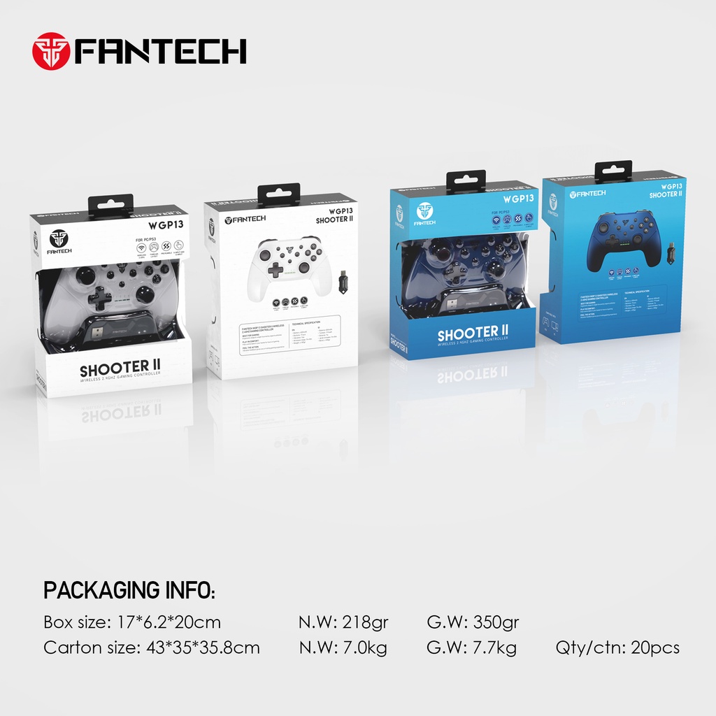 Fantech WGP13 / WGP 13 Shooter II Wireless Gamepad Joystick