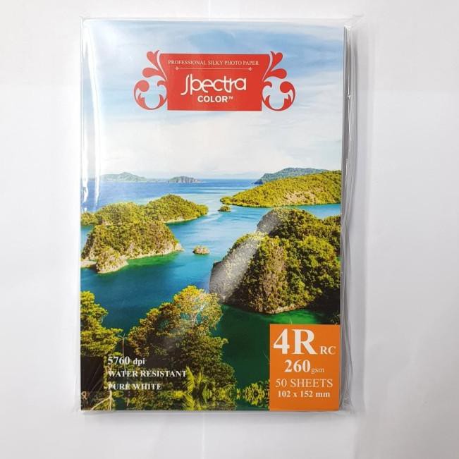

☈ Spectra Silky Photo Paper 4R 260 Gsm ❇