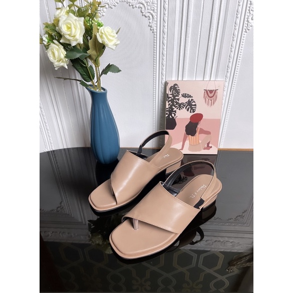 DECLARE&amp;DEE MEISSY SANDAL WANITA TALI HEELS BLOCK 3CM