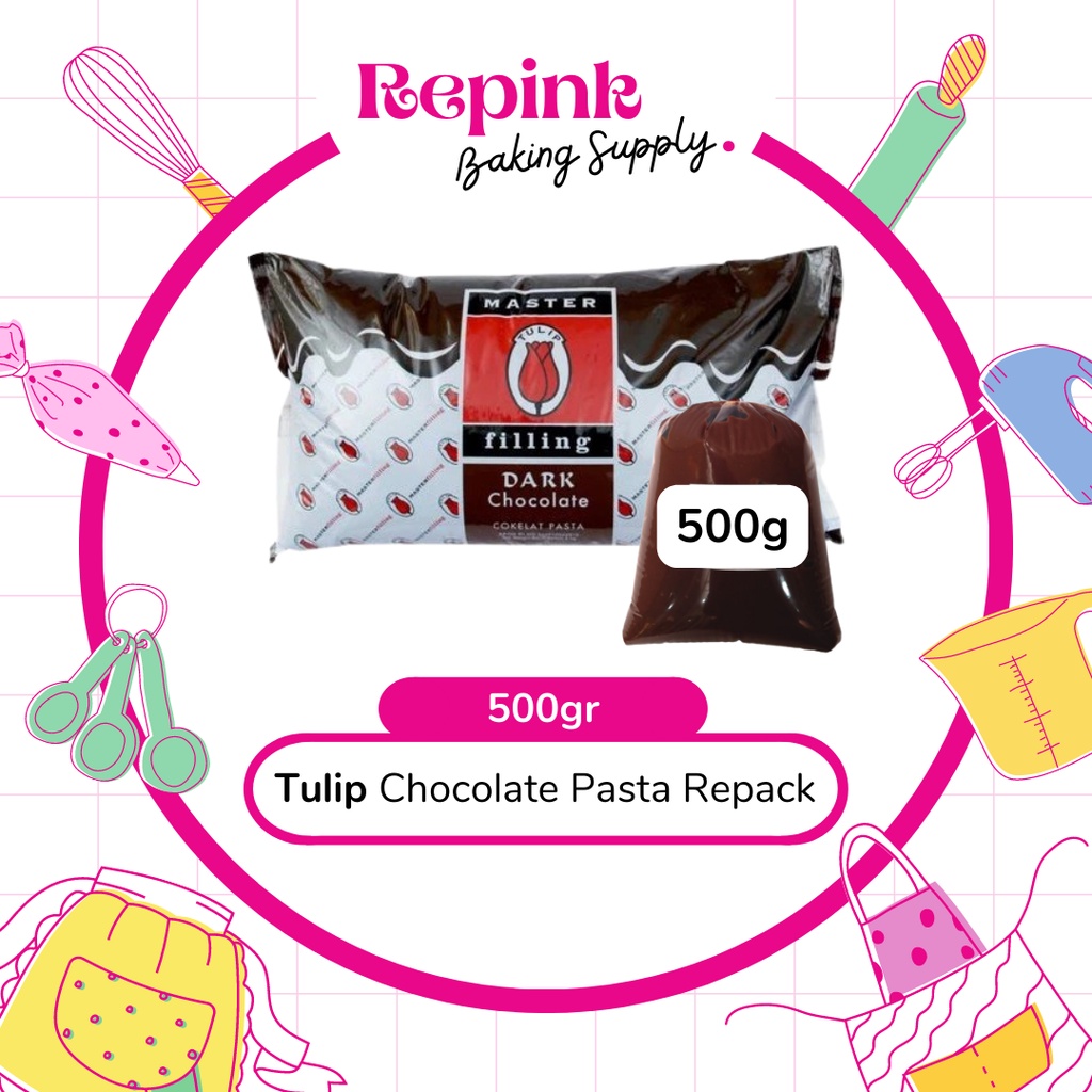 

Tulip Chocolate Pasta Repack 500gr | Tulip Coklat Pasta Repack 500g