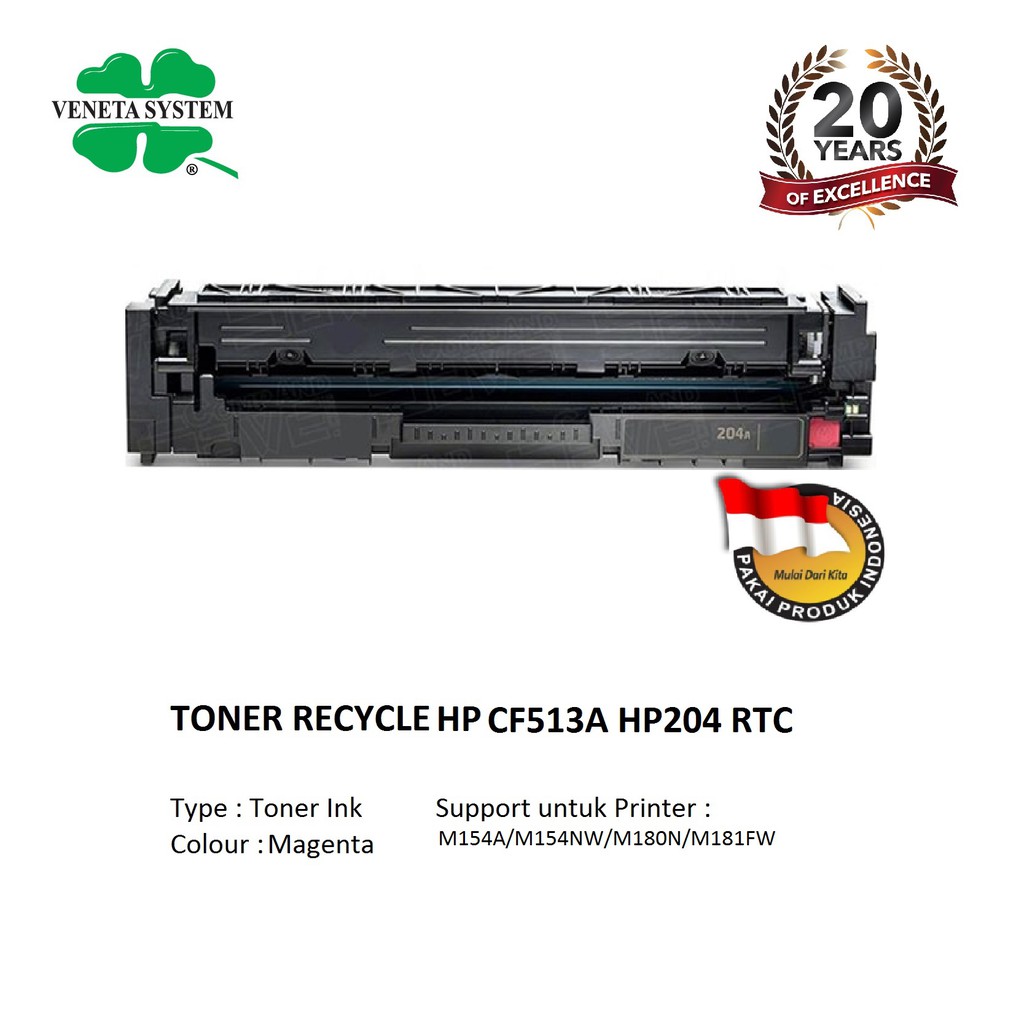 Toner Cartridge CF510A CF511A CF512A CF513A (204A) Series - RTC