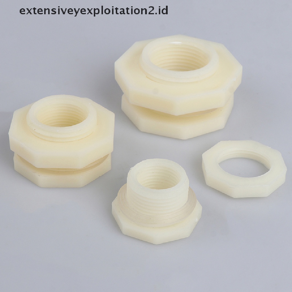 Konektor Pipa Air Tangki Ikan Aquarium1Per2 &quot;3Per4&quot; 1 &quot;Fitting Abs