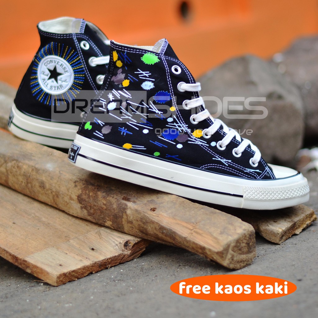 SEPATU CONVERSE 70S HI MOTIF COLOR BERCAK ZHANG YIKING JAPAN SNEAKERS