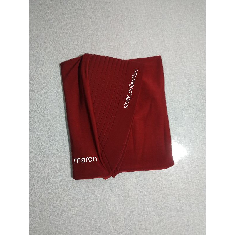 bergo sport pendek  terbaru-Marun