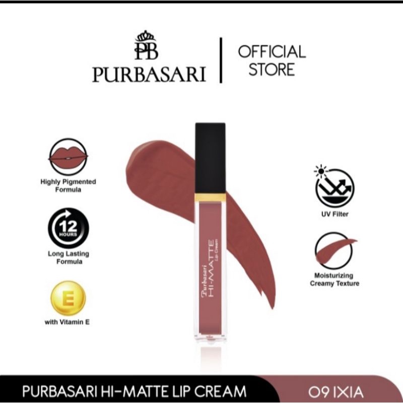 Purbasari Lipstick Color Matte, lip cream, lip tint ready