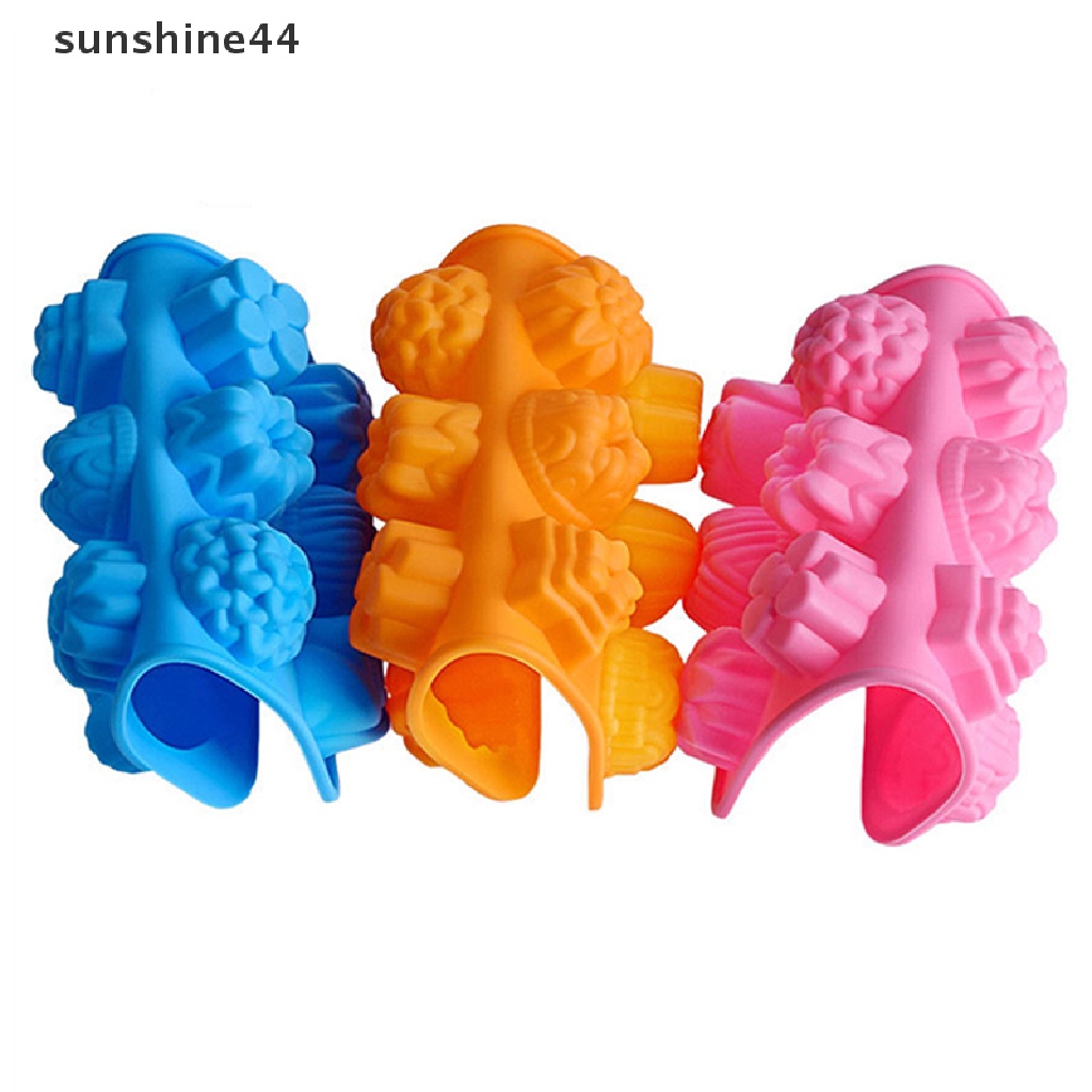 Sunshine Cetakan Kue / Sabun Handmade DIY Bentuk Bunga Bahan Silikon