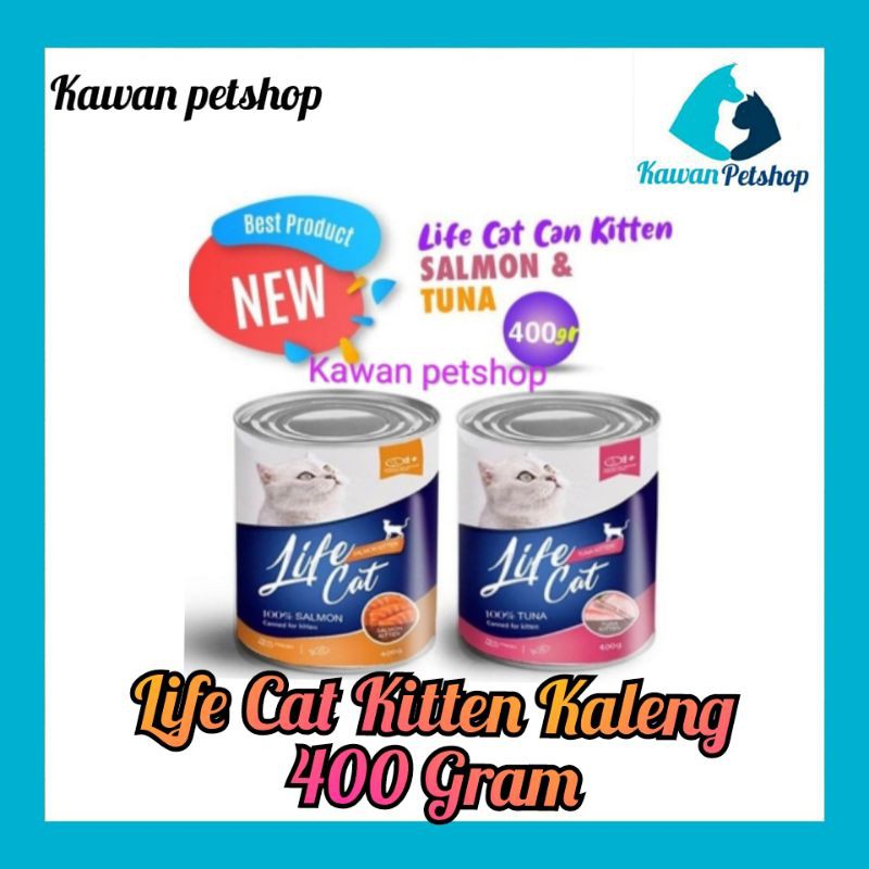 Life Cat Kaleng Kitten 400 Gram - Life Cat Kitten canned